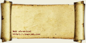 Jakov Trifković vizit kartica